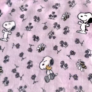 Snoopy Peanut Velvet Throw Blanket 60x70in NEW